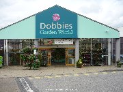 Entrance to Dobbies Garden Centre at Birtley