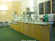 The cafe serving area at Dobbies Garden Centre, Paisley