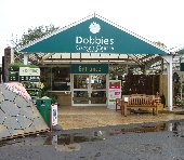 Entrance to Dobbies garden centre at Paisley, Scotland