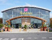 Entrance to Dobbies at Southport