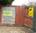 Entrance to TWIGS gardens in Swindon